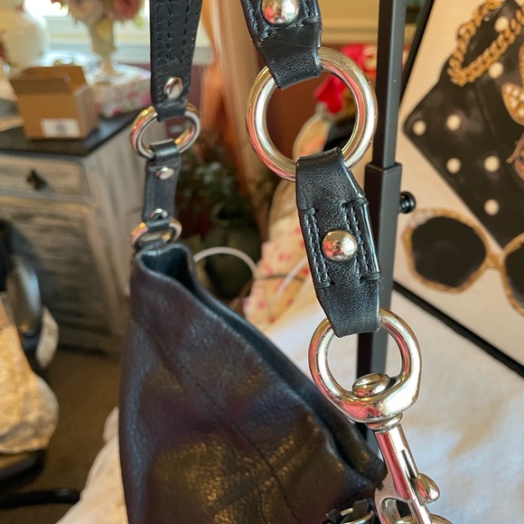 Coach vintage, Authentic Stephano, leather shoulder bag Leather silver hardware - Picture 6 of 16